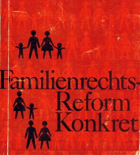 Broschüre "Familienrechtsreform konkret", 3. Auflage, Wien, BM f. Justiz 1975