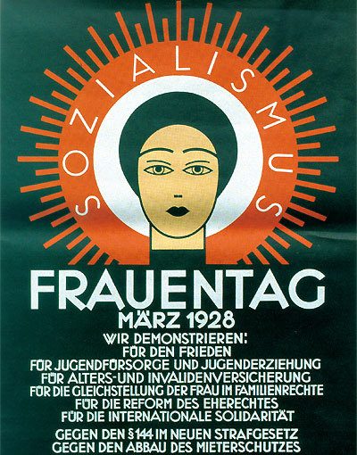 Plakat Frauentag 1928