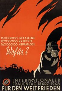 Frauentagsplakat der SPÖ 1946, Stiftung Bruno-Kreisky-Archiv (ehem. Archiv des Renner-Instituts)