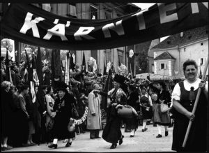 Frauentagsfeier der SPÖ in Klagenfurt 1955, Bild: VGA
