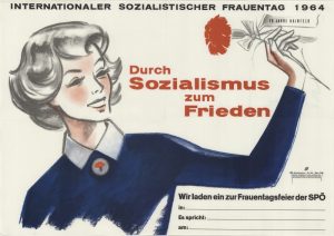 Wandzeitung der SPÖ zum Frauentag 1964, Bild: ÖNB, Bildarchiv Austria