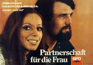 Wandzeitung der SPÖ zum Frauentag 1976, Stiftung Bruno-Kreisky-Archiv (ehem. Archiv des Renner-Instituts)