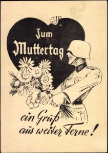 Feldpostkarte zum Muttertag, Zweiter Weltkrieg