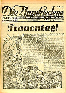 Die Unzufriedene (1923-1934), Nachfolgerin: Die Frau (1945-1984), Neue Frau (1984-1987); Bild: Ariadne/ÖNB